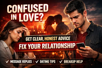 provide expert relationship advice and dating coach