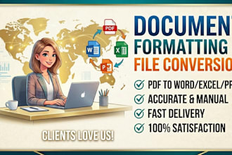 do professional document formatting and file conversion