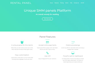 do rental panel theme design