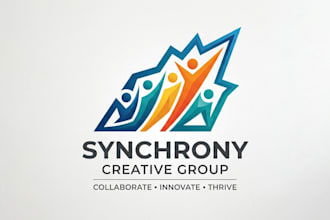 design a creative and professional group logo