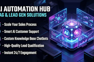 build an ai chatbot, rag assistant or lead gen bot for your website or telegram