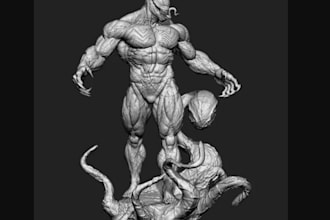 sculpt 3d action figure character,bjd collectible design,3d miniature game model