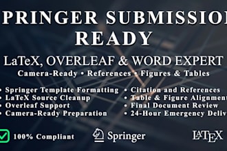 format your springer lncs lnns research paper for submission