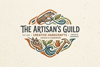design a creative and unique handcrafts logo