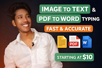 do fast image to text and PDF to word conversion