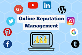 provide virtual google cleanup negative content, online image repair