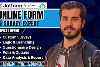 design survey on qualtrics, surveymonkey, typeform, jotform or google forms