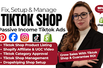 setup tik tok shop fix rejected product and sync shopify tiktok for ugc