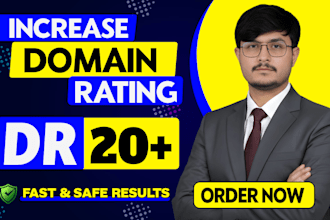 increase domain rating, ahrefs dr 20 plus