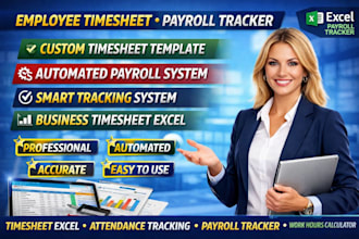 create an excel dashboard for time tracking