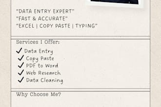 do data entry, copy paste, and typing tasks fast