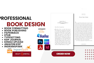 format,resize,fix rejected typeset book,ebook,cover,edit journal,amazon kdp,lulu