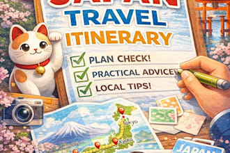 review your japan travel itinerary and give local advice