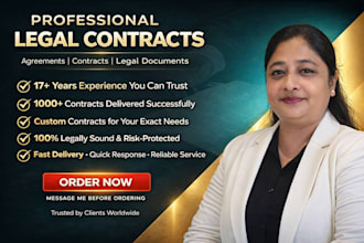 draft international contracts and legal documents