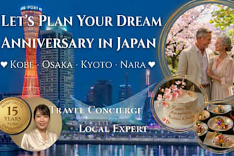 create a personalized japan travel itinerary for your special anniversary