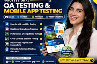 qa testing mobile app testing game ios app testing andrioid app website testing