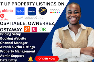 setup property listing with vrbo bookingcom agoda expedia guesty ownerrez airbnb