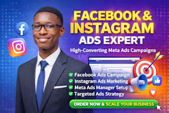 manage meta ads campaign, facebook ads and meta ads manager