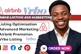 airbnb listing optimization, airbnb promotion and vrbo listing seo setup