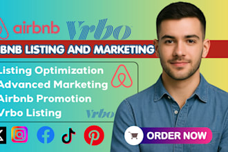 airbnb listing optimization, airbnb promotion and vrbo listing seo setup