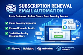subscription renewal email automation saas membership retention churn recovery