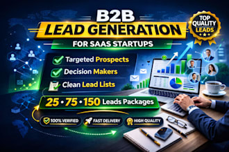 build a targeted b2b lead list for saas startups