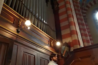 record your music on a virtual pipe organ with samples of real sound