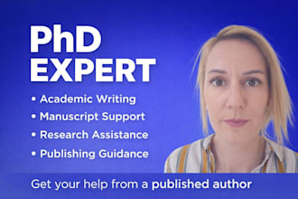 provide expert research and article publishing support