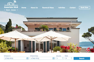 design vacation rental website direct booking rental website short term website