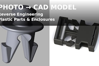reverse engineer plastic enclosures and electronic housings into 3d cad models