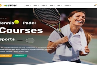build wix tennis website tennis school website pickleball sport website