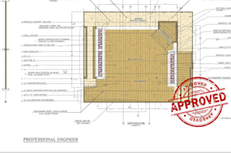 prepare city permit drawing, building code plan, zoning, as built adu, ada stamp