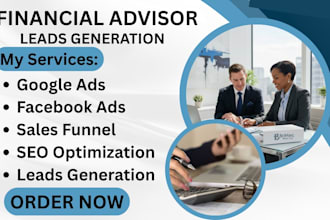 generate financial advisor leads, tax consulting leads, income tax leads