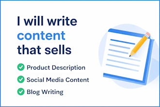 write product descriptions and social media content