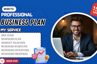 write business plan, start up business plan, financial plan