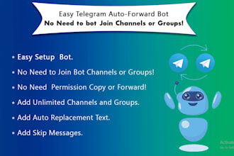 create an auto forward telegram bot