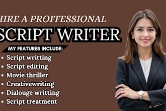 be the best professional writer for your scripts