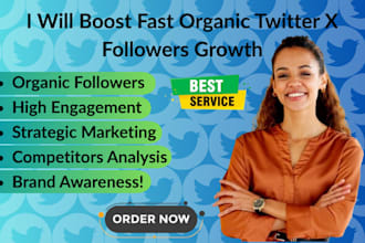boost fast organic twitter x followers growth