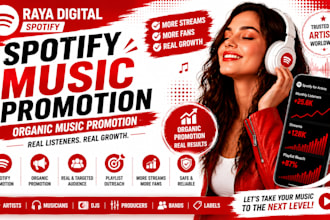 do spotify music promotion organic music promotion