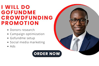 do gofundme crowdfunding campaign promotion to raise 7 figure donations funding