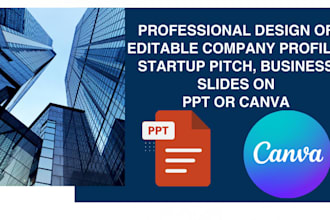 design editable startup pitch, research ppt, company profile, ppt template