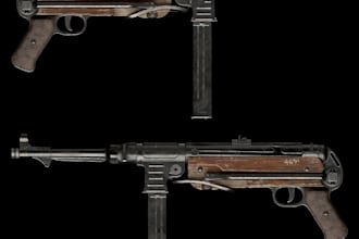 create game ready 3d weapon model with pbr textures for games
