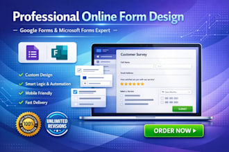 create professional online forms using google forms and microsoft forms