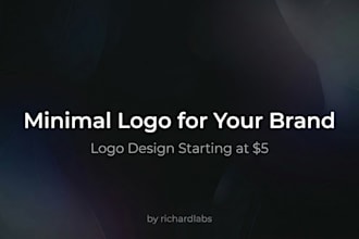 design a minimalist and lifestyle logo for your brand