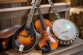 record mandolin, banjo and fiddle for your track