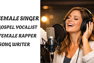 be your gospel female singer, gospel rapper, songwriter, and gospel vocalist