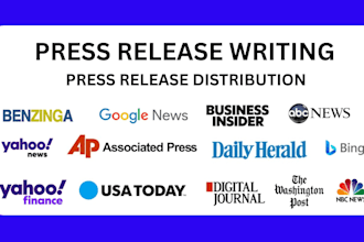 publish your crypto news, crypto press release writing and distribution