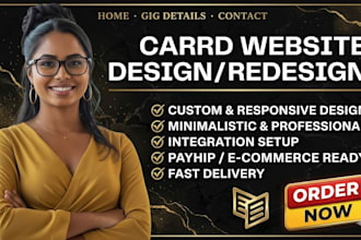 design carrd landing page, carrd design one page link in bio responsive carrd
