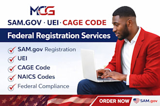 register your business on samgov, obtain uei and cage code professionally