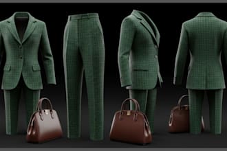 create second life 3d clothing mockup 3d printing mockup 3d character rig model